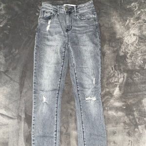RSQ Manhattan High Rise Torn Jeans Like New Sz 1